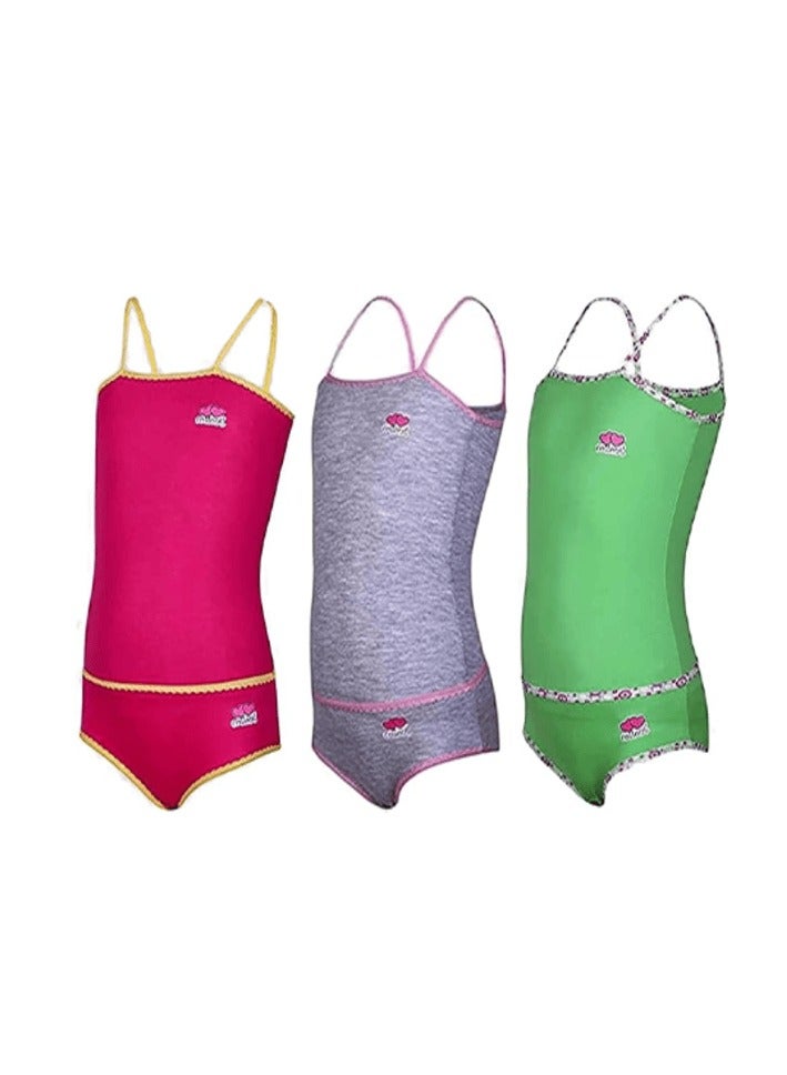 COTTONIL Cottonil set of 3 Heart Sets for girls ( top + culotte ) 
