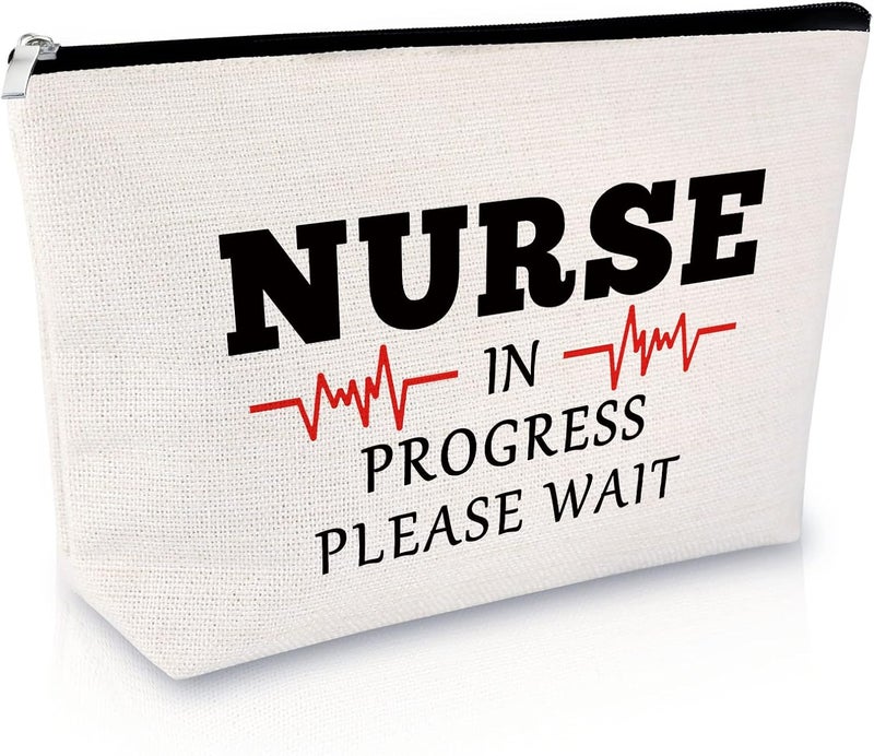 Future Nurse Gift Makeup Bag Nursing Gift for Nurse Medical Student Graduation Gift Soon To Be Nurse Gift Nurse Practitioner Gift for Women Nurse Day Mothers Day Christmas Gift Travel Cosmetic Pouch
