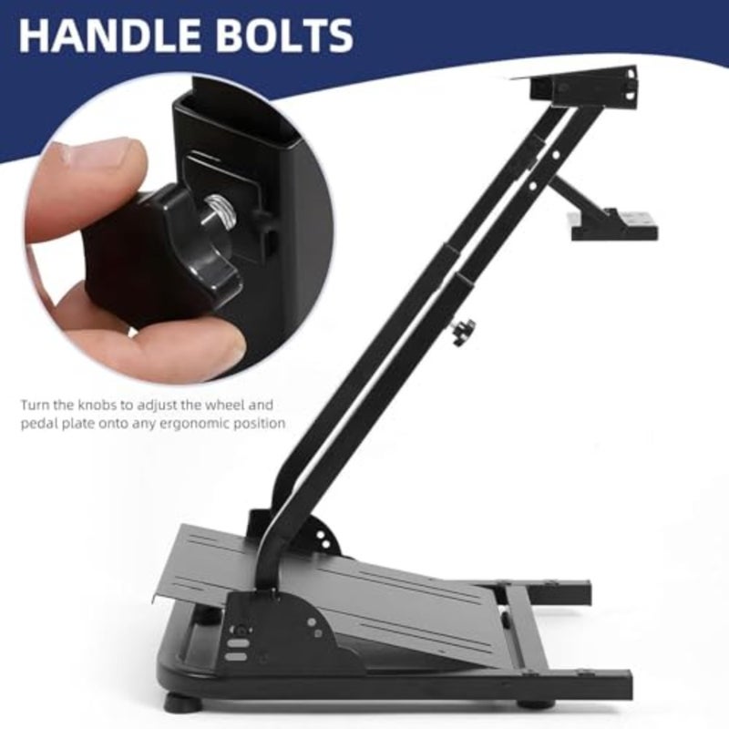 Height Adjustable Racing Wheel Stand for Logitech G25/G27/G29/G920 - Steering Wheel and Pedals Not Included - Image 4