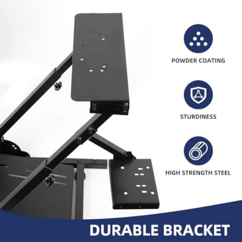Height Adjustable Racing Wheel Stand for Logitech G25/G27/G29/G920 - Steering Wheel and Pedals Not Included - Image 5
