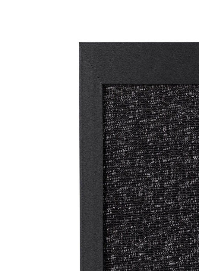 MasterVision Bulletin Board, 18" x 24", Dark Fabric Message Board, Black MDF Frame - Image 3