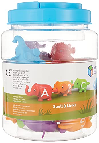 Learning Resources Snap-n-Learn ABC Elephants, Educational Toys, Alphabet Elephant Toy, Fine Motor Toys, Counting and Sorting Toys, Ages 2+ - Image 2
