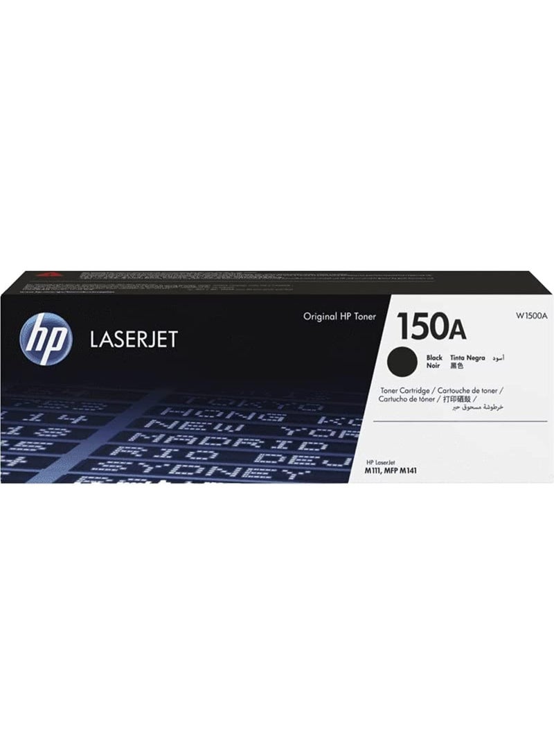 HP Toner HP 150A Black Original Laser Toner Cartridge | W1500A | Compatible with HP LaserJet Pro 4003 & MFP 4103 Series Printers | High Quality Sharp Black Prints - Image 1