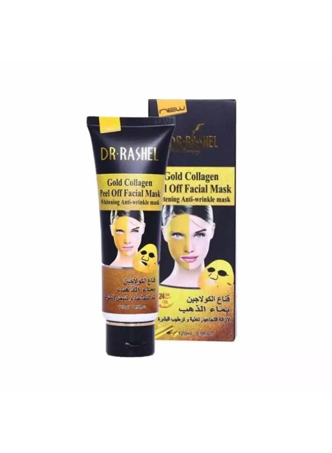 DR. RASHEL Dr.Rashel Gold Collagen Peel off Facial Mask Whitening Anti-wrinkle Mask - Image 1
