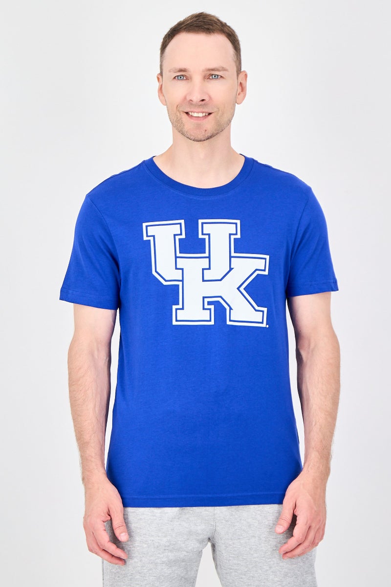 Fanatics Men Sportswear Fit Short Sleeve NCAA Kentucky Outdoor T-Shirt, Blue - Image 1