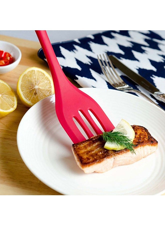 Silicone Spatula Soup Spoon 10-Piece Set Non-Stick Pan Silicone Spatula With Extended Handle Spatula Food grade Silicone Kitchenware - Image 5