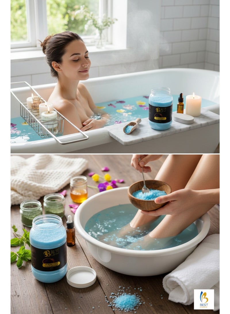 Best Choice Dead Sea Salt, Premium Natural Bath Salt, 5000g, Fine Crystals for Skin Body Hair Care and Relaxation (Nilla) - Image 2