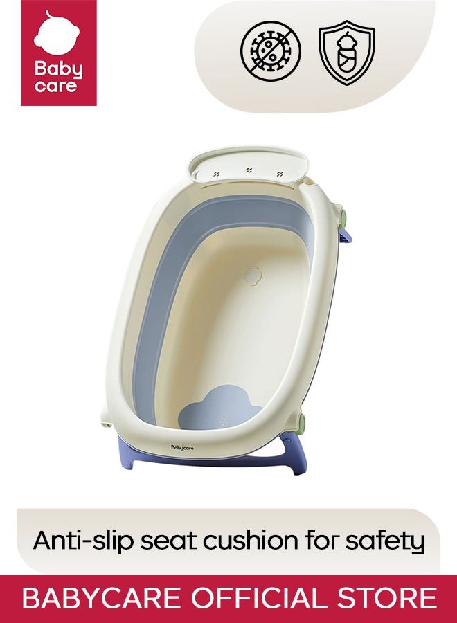 Babycare Baby Foldable Bathtub - Glacier Blue - Image 1