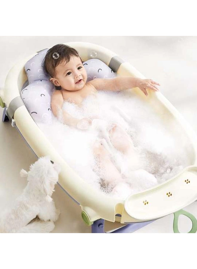 Babycare Baby Foldable Bathtub - Glacier Blue - Image 5