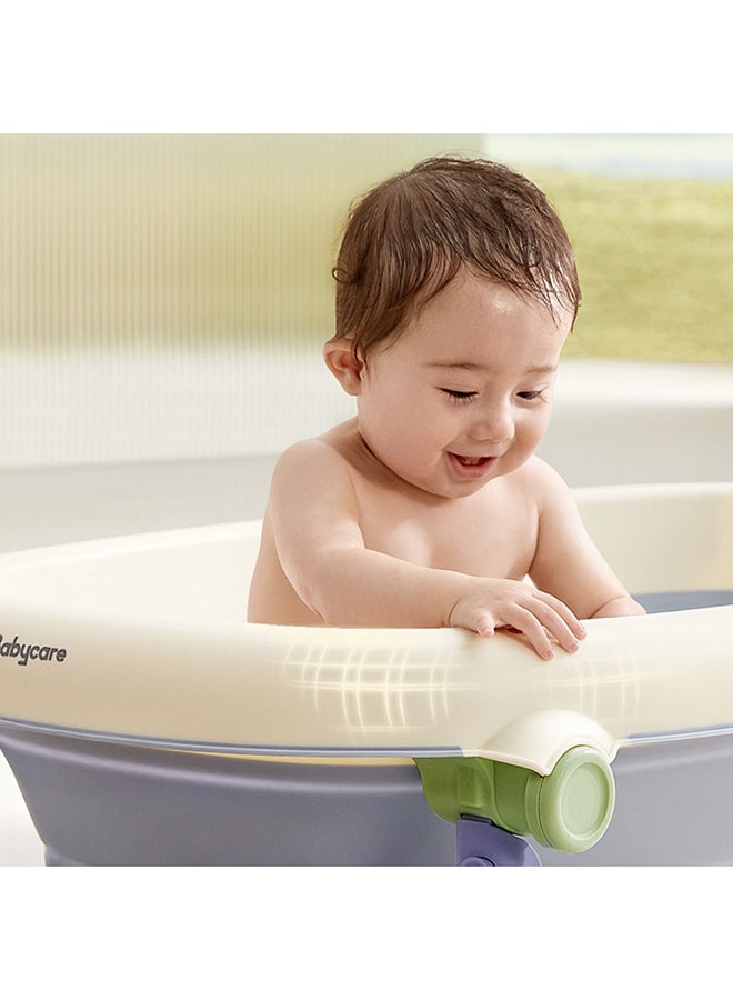 Babycare Baby Foldable Bathtub - Glacier Blue - Image 2