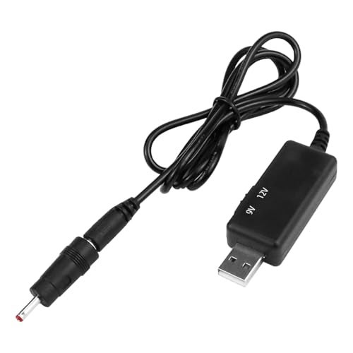 UPIQNG USB to DC 5V to 9V/12V Boost Converter Step Up Voltage Converter with LED Display 5.5/3.5mm Cable Power Regulator - Image 1