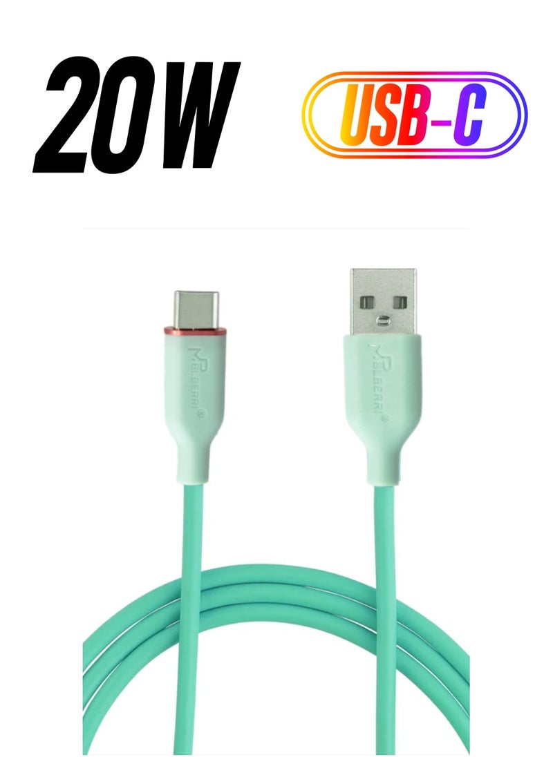 mpBLBERRI Type-C USB Data Cable 2M | mpBLBERRI BLB-U316  - Image 1