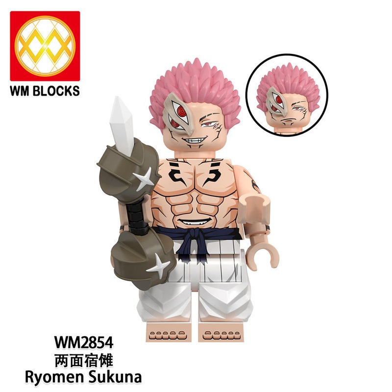 WM6200 Anime Series Building Blocks Set 2851-2858 - Image 5