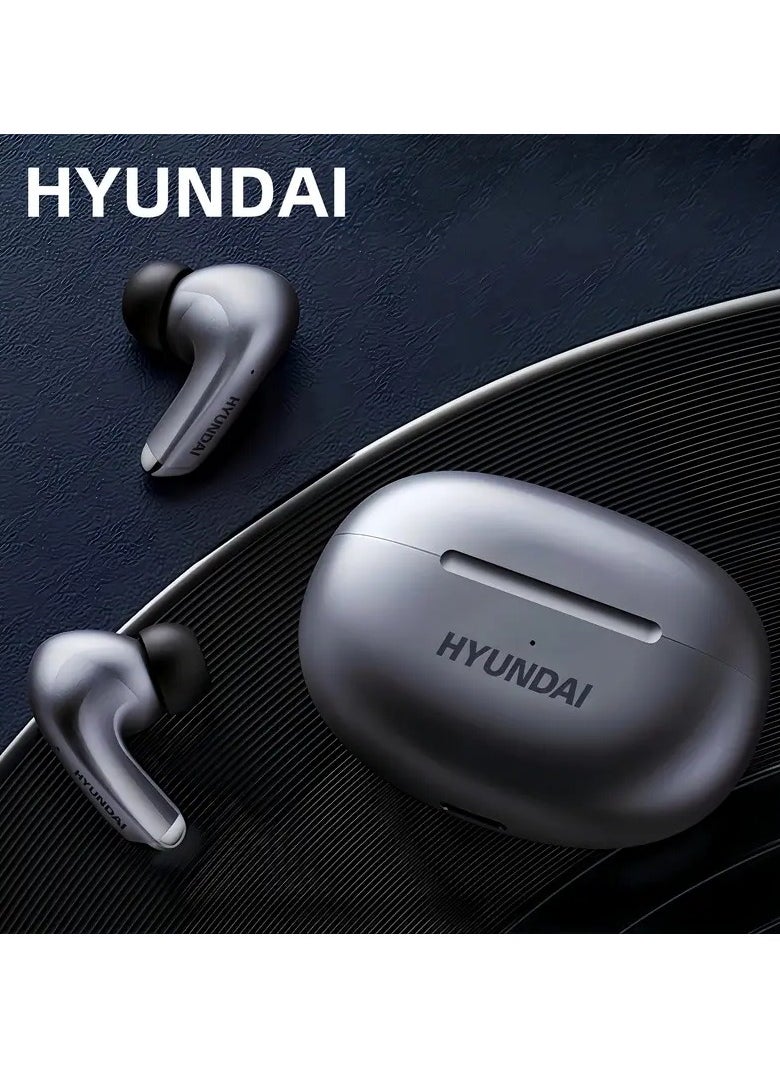 HYUNDAI - LP12.7 Earbuds Amazing Surround Sound Experience With Noise Cancellation, Perfect For Music And Sports! - Image 1
