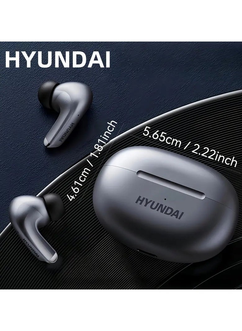 HYUNDAI - LP12.7 Earbuds Amazing Surround Sound Experience With Noise Cancellation, Perfect For Music And Sports! - Image 1
