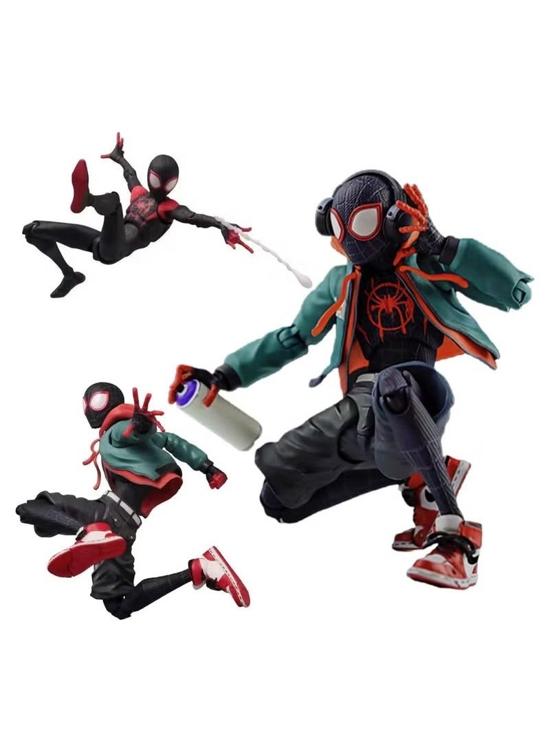general Into The Spider-Verse Miles Morales Sentinel SV Super Heroes 6 inches Joints Moveable Action Figure Collectable Model Ornaments Toy Box Set - Image 1