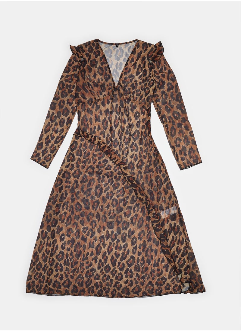 Woven Midi Dress TPRAW25EL00104