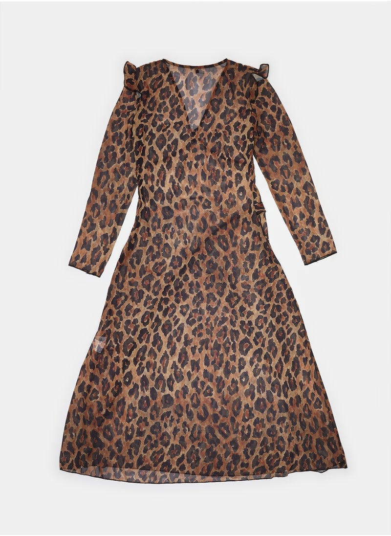 Woven Midi Dress TPRAW25EL00104