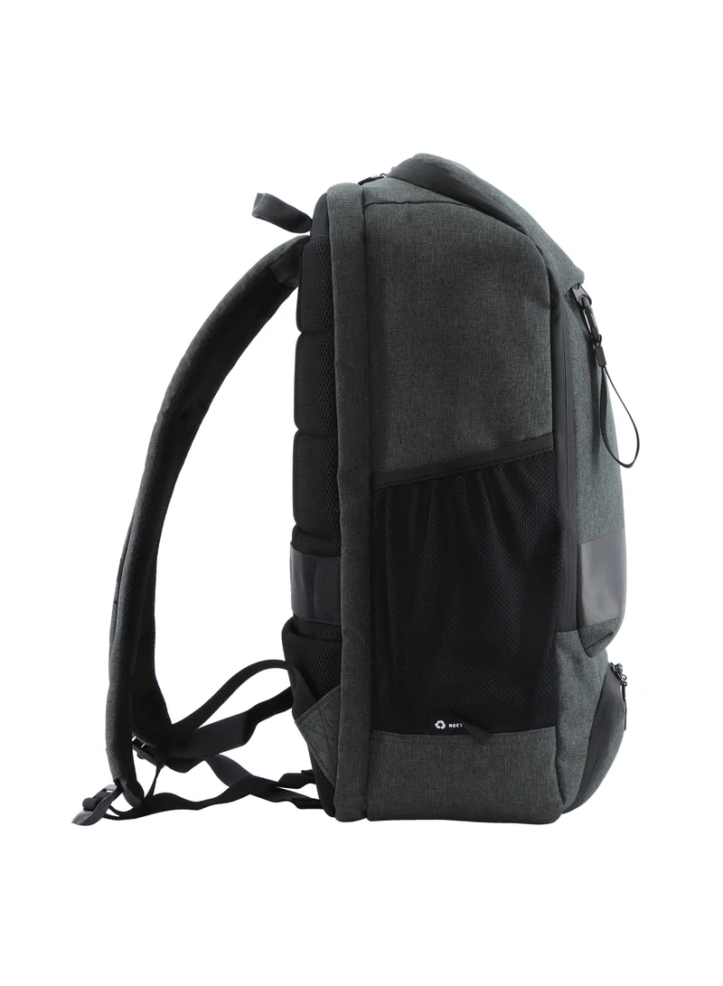 NATIONAL GEOGRAPHIC National Geographic Shadow RPET Backpack Anthracite, Durable Water Resistant Multi Compartments, Belt Loop, RFID Pocket, Ample Storage Padded Computer Bag For Travel Business Office Men Women School