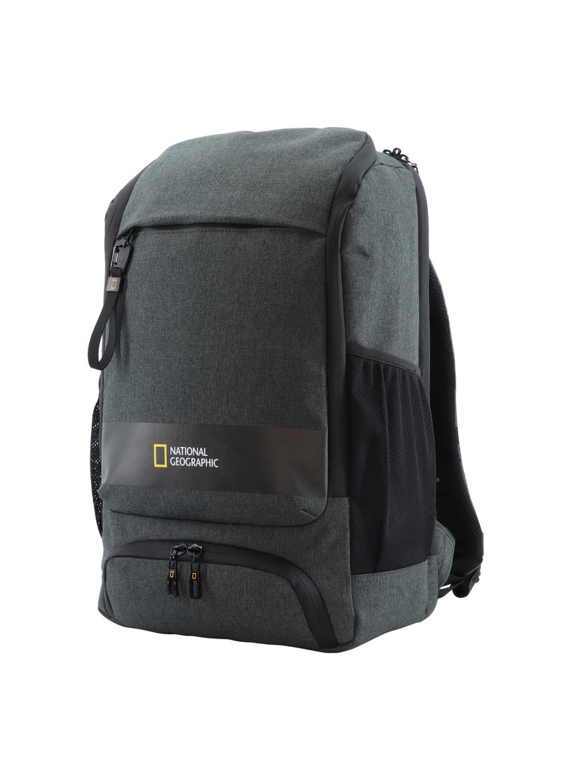 NATIONAL GEOGRAPHIC National Geographic Shadow RPET Backpack Anthracite, Durable Water Resistant Multi Compartments, Belt Loop, RFID Pocket, Ample Storage Padded Computer Bag For Travel Business Office Men Women School  - Image 2