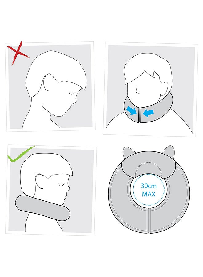 Trunki Yondi Una Unicorn Kids Travel Neck Pillow, Soft Ergonomic Neck Support Cushion for Car Seats, Flights and Long Travel Adventures - Image 3