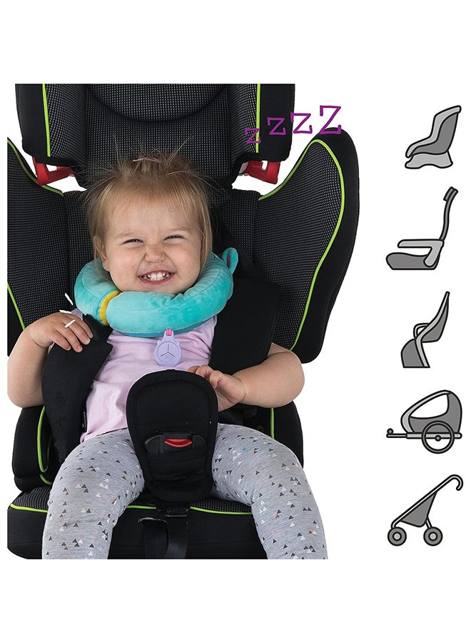 Trunki Yondi Una Unicorn Kids Travel Neck Pillow, Soft Ergonomic Neck Support Cushion for Car Seats, Flights and Long Travel Adventures - Image 5
