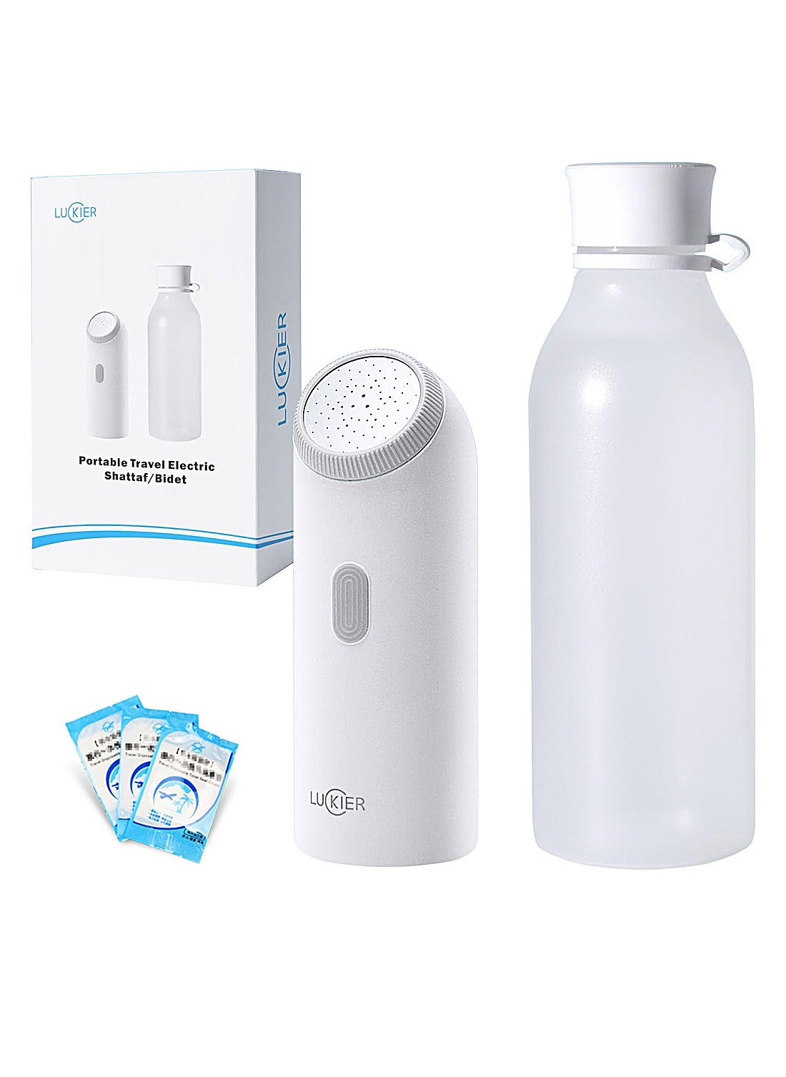 Electric Mini Bidet Sprayer, Portable Travel Bidet, USB Rechargeable, Electric Mini Bidet with Adjustable Pressure for personal hygiene cleaning/soothing postpartum care/baby care/outdoor travel 