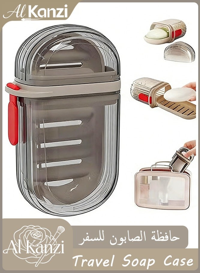 الكنز حالة الصابون السفر، صندوق الصابون المقاوم للتسرب مع الغطاء، حامل الصابون البار للسفر، حاوية الصابون المحمولة للصالة الرياضية، المدرسة، التخييم - Image 1