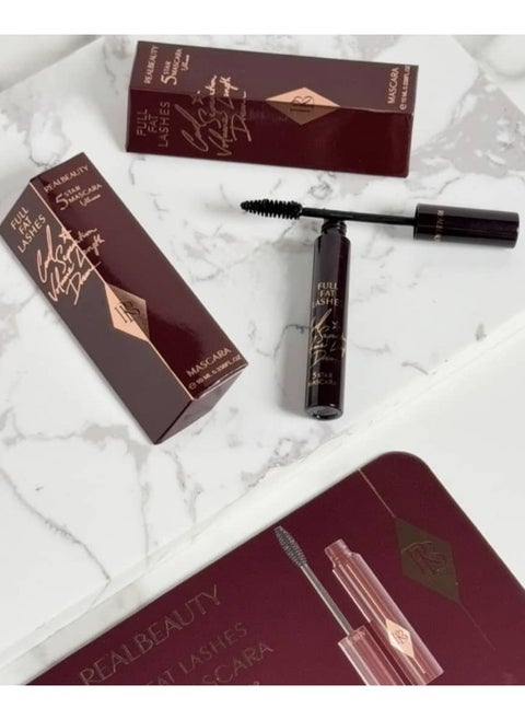 Mascara to thicken and lengthen eyelashes, black