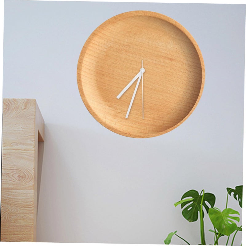 White Silent Clock Movement Kit with Straight Hands Easy Install DIY Wall Clock Mechanism - Image 5
