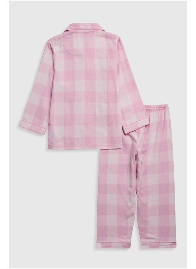mothercare Check Woven Pyjamas  - Image 1