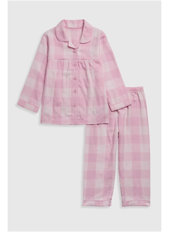 mothercare Check Woven Pyjamas  - Image 2