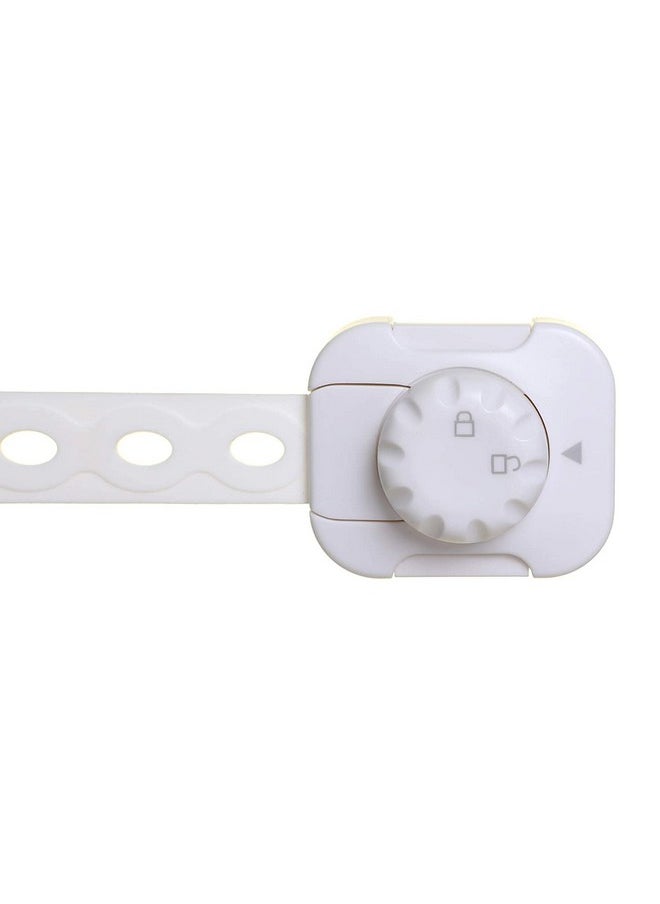 dreambaby Dreambaby Twist 'N Lock Multipurpose Latch - Child Safety Locks - White - 6 Pack - Model L1435  - Image 3