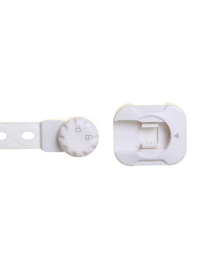 dreambaby Dreambaby Twist 'N Lock Multipurpose Latch - Child Safety Locks - White - 6 Pack - Model L1435  - Image 4