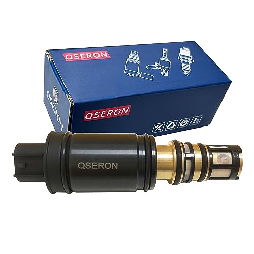 QSERON AC Compressor Control Solenoid Valve 5SE09C 5SE12C 6SEU16 TSE17C TSB17C TSB19C is suitable for TOYOTA Camry 2.5L 2012-2017,for Toyota Avalon 3.5L 2013-2017,Sienna RAV4 Corolla - Image 1