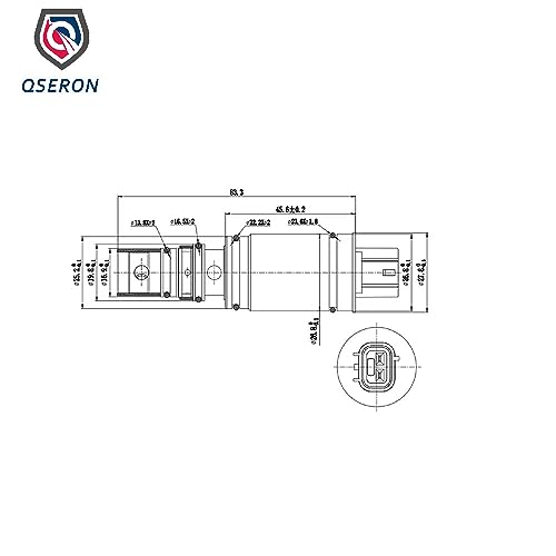 QSERON AC Compressor Control Solenoid Valve 5SE09C 5SE12C 6SEU16 TSE17C TSB17C TSB19C is suitable for TOYOTA Camry 2.5L 2012-2017,for Toyota Avalon 3.5L 2013-2017,Sienna RAV4 Corolla - Image 3