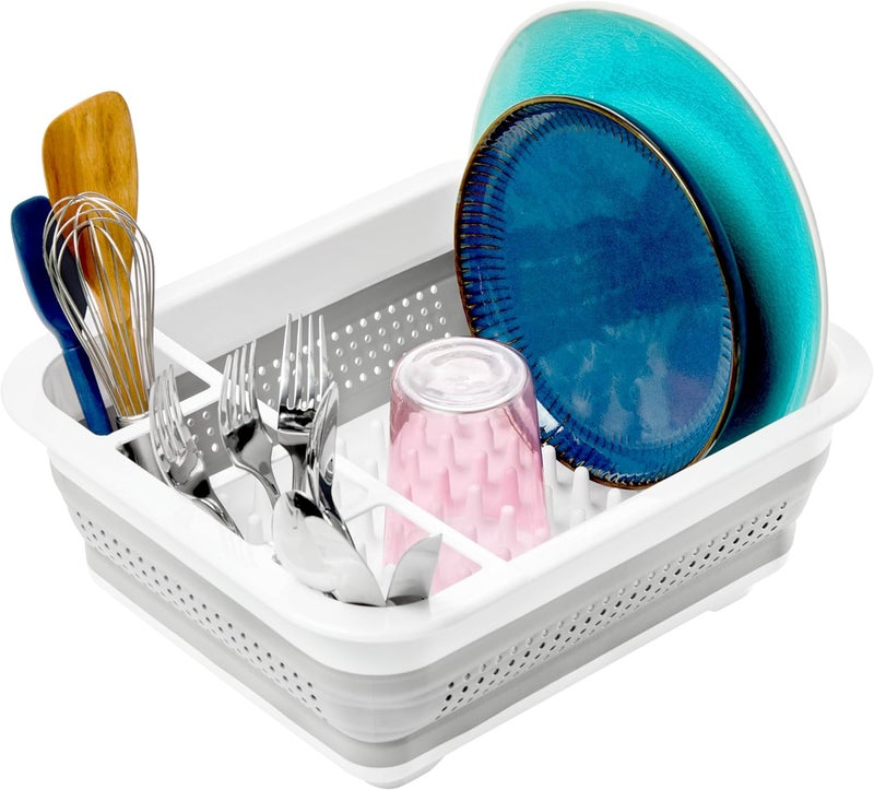madesmart Collapsible Drying Dish Rack  SINKWARE Collection  Easy Storage  BPAFree - Image 1