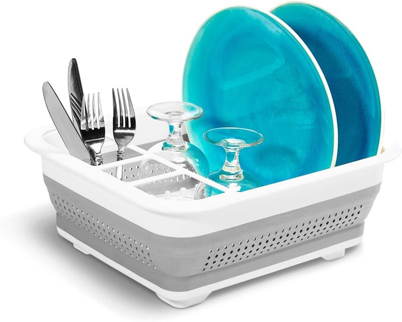 madesmart Collapsible Drying Dish Rack  SINKWARE Collection  Easy Storage  BPAFree - Image 4
