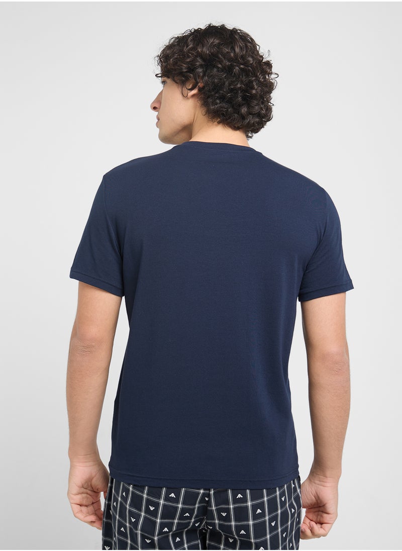 EMPORIO ARMANI - Logo Crew Neck T-Shirt - Image 1
