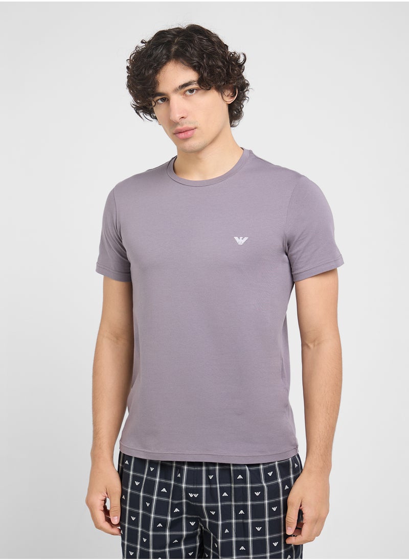EMPORIO ARMANI - Logo Crew Neck T-Shirt - Image 1