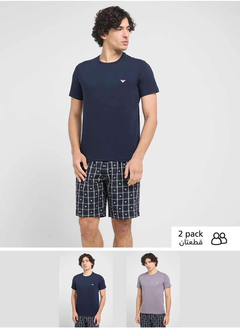 EMPORIO ARMANI - Logo Crew Neck T-Shirt - Image 1