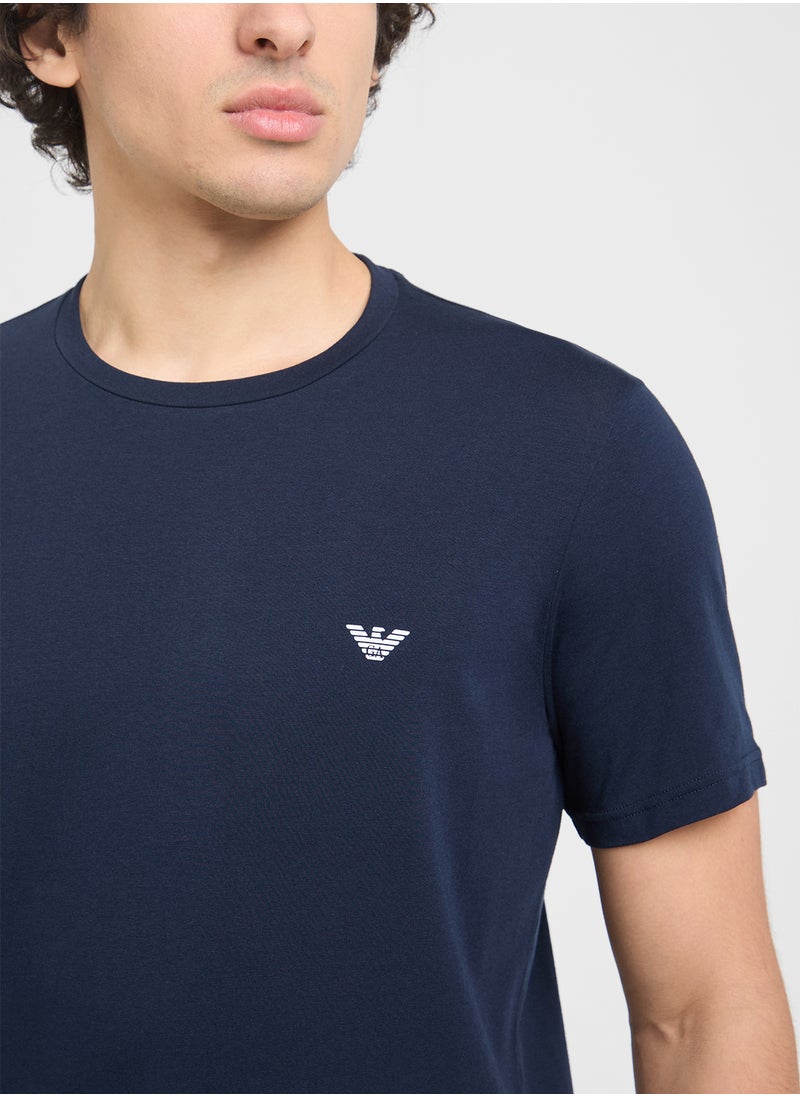 EMPORIO ARMANI - Logo Crew Neck T-Shirt - Image 1