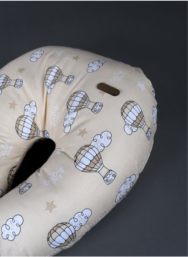 FUN MOMENT - Comfortable, portable, breathable and lightweight U-shaped nursing pillow - Image 1