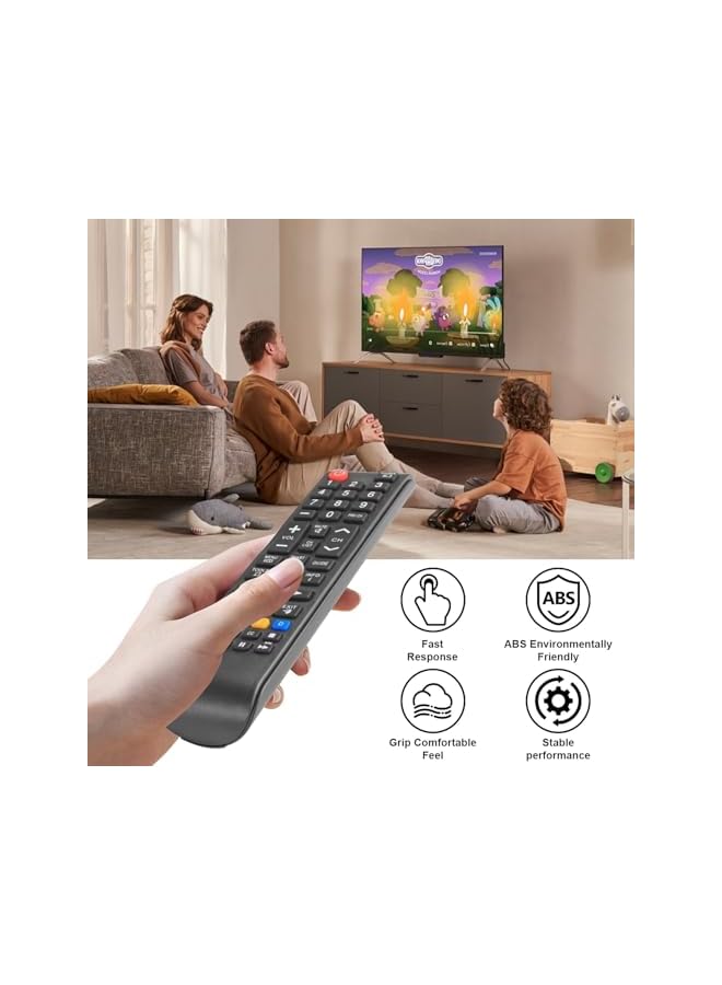 ELTRAZONE Universal for Samsung TV Remote Control, Remote Replacement for All Samsung Smart LCD LED SUHD UHD HDTV 3D TVs Compatible All Smart Samsung TVs Remote(Batteries not included) - Image 4
