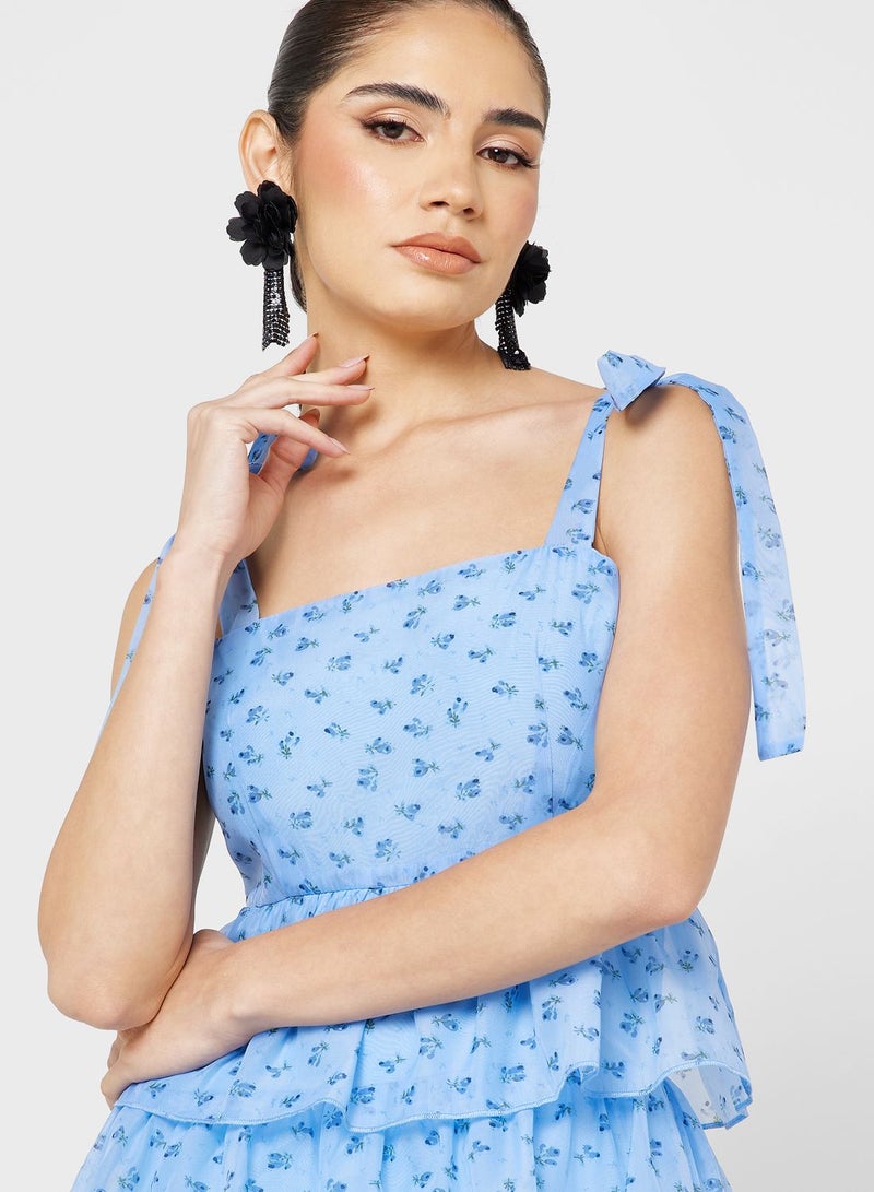 sister jane Floral Tiered Dress  - Image 3