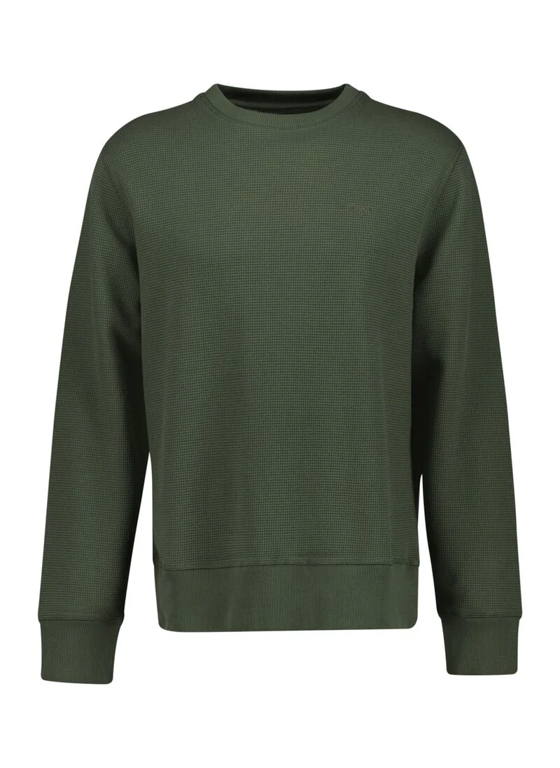 GANT Gant Waffle C-Neck Sweat