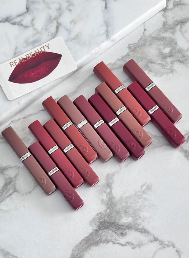 ريل بيوتي ارواج سايله ثابته  12 لون ريل بيوتي - Image 1