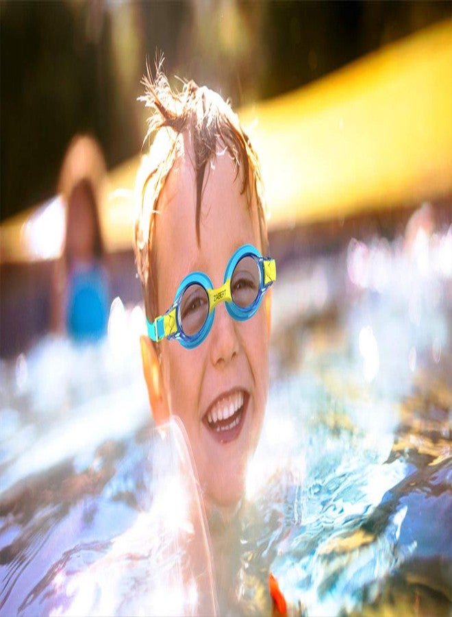 ZABERT K20 Swimming Goggles for Kids Toddler Youth Girls Boys Junior Jr Childrens Child Little Age 3 4 5 6 7 8 9 10 Years Anti Fog Blue Yellow Green Pink Clear, 3 Pack - Image 5