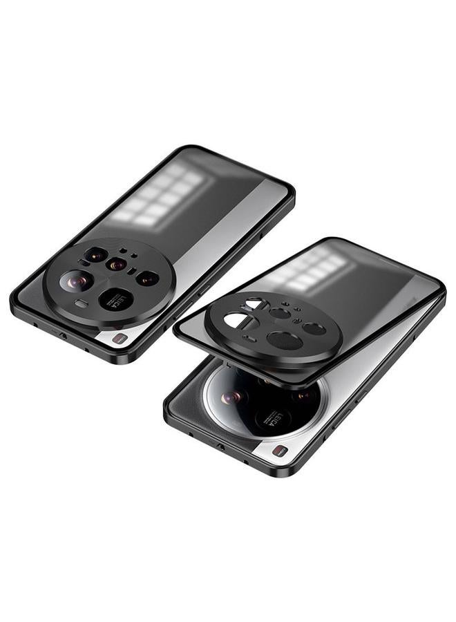 erorex Case For Xiaomi 15 Ultra Snap Buckle Single-sided Metal Frame Frosted Phone Case - Image 1