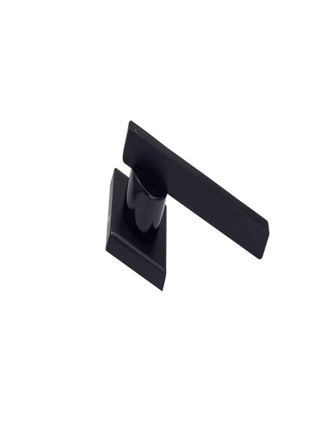 RAB Mortise Lock Handle for Main Doors, Bedroom, Living Room, Complete Set (Code- Rose 7521, Finish- Z Black, Pack of 1 Mortise Set, Without Lock) - Image 2